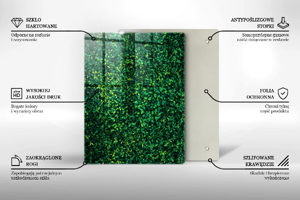 Tabla de cortar de vidrio Granos de café