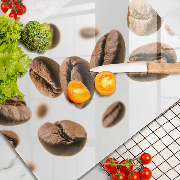 Tabla de cortar de vidrio Granos de café