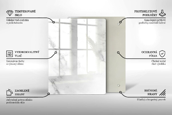 Tabla de cortar de vidrio Granos de café