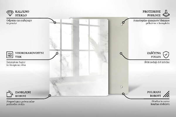 Tabla de cortar de vidrio Granos de café