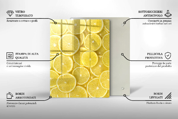 Tabla de cortar de vidrio Caramelos de colores