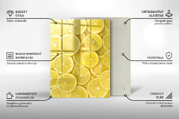 Tabla de cortar de vidrio Caramelos de colores