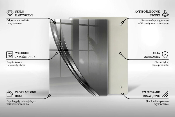 Tabla de cortar de vidrio Frutas coloridas