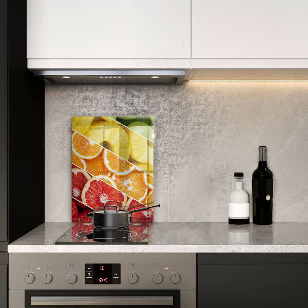 Tabla de cortar de vidrio Frutas coloridas