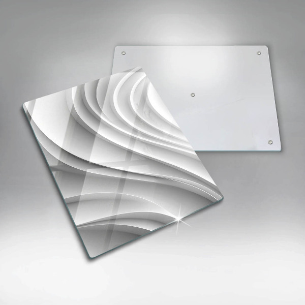 Tabla de cortar de vidrio Líneas geométricas