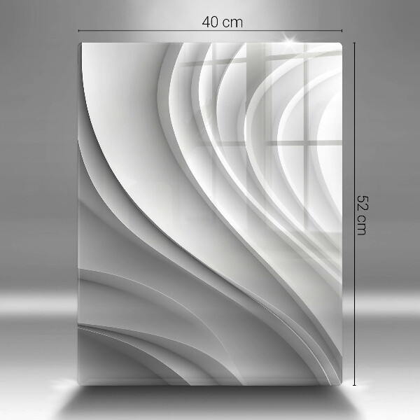 Tabla de cortar de vidrio Líneas geométricas