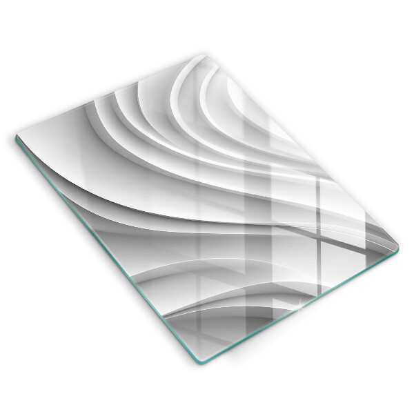 Tabla de cortar de vidrio Líneas geométricas
