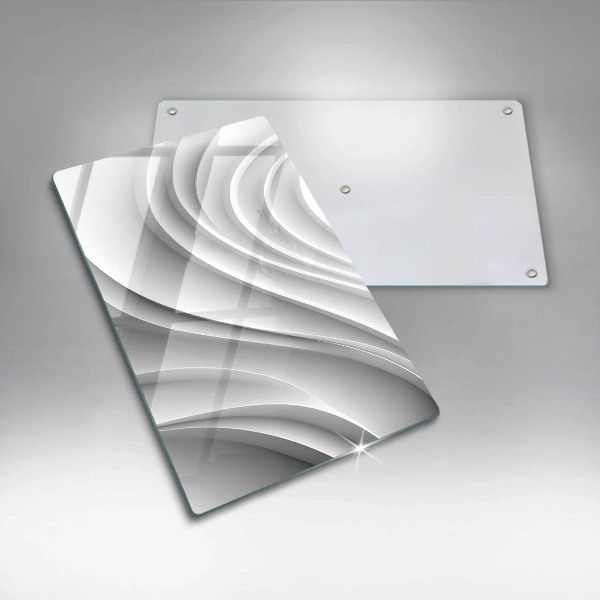 Tabla de cortar de vidrio Líneas geométricas