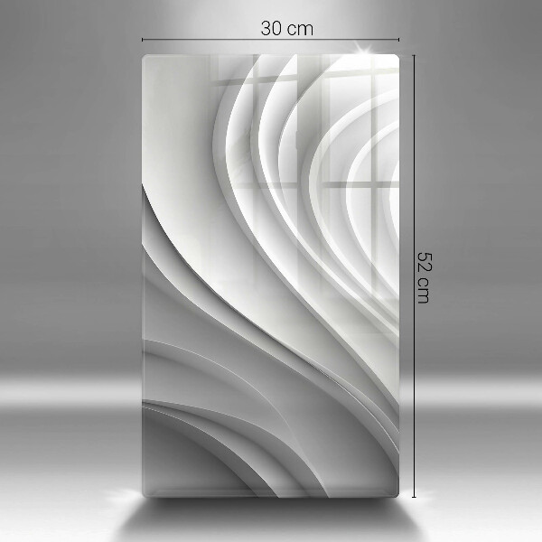 Tabla de cortar de vidrio Líneas geométricas