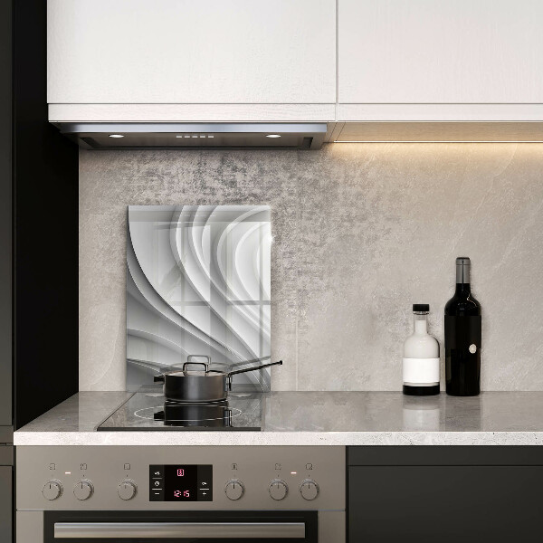 Tabla de cortar de vidrio Líneas geométricas