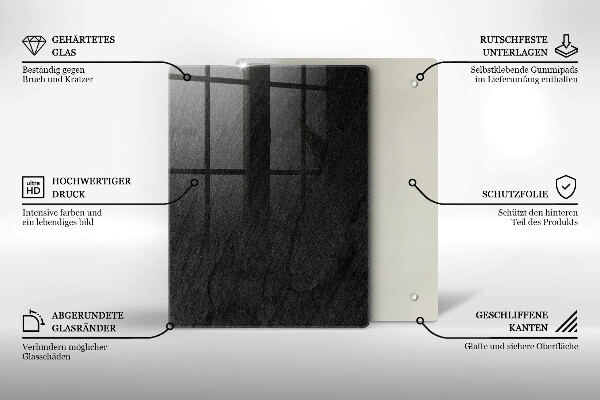 Tabla de cortar de vidrio Dólares de dinero