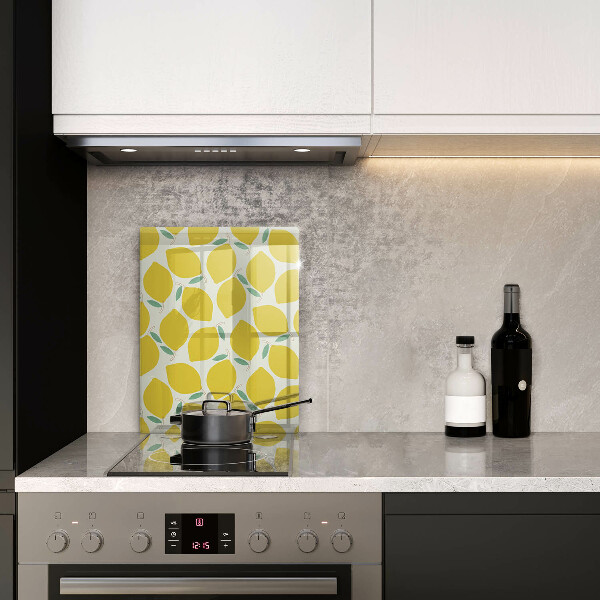 Tabla de cortar de vidrio Limones de dibujos animados