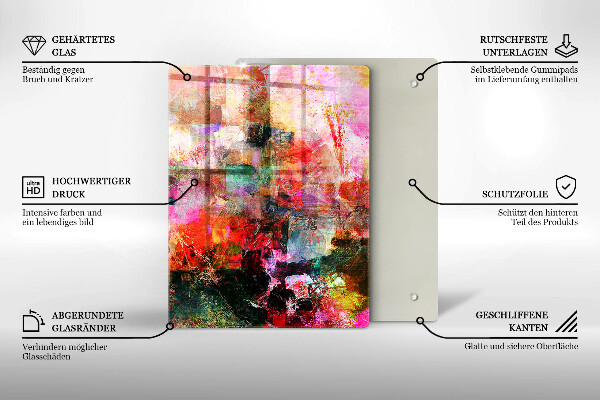 Tabla de cortar de vidrio Patrón sin fisuras de corchos de vino