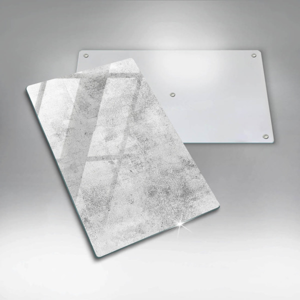Tabla de cortar de vidrio Textura de hormigón