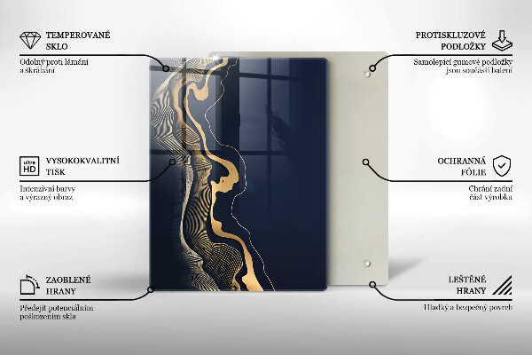 Tabla de cortar de vidrio Tableros de textura de madera