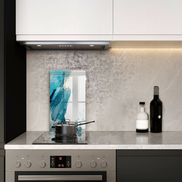 Tabla de cortar de vidrio Manchas azules