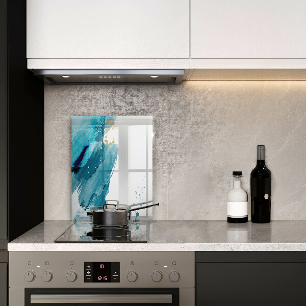 Tabla de cortar de vidrio Manchas azules