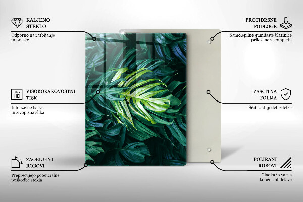 Tabla de cortar de vidrio Fondo moderno