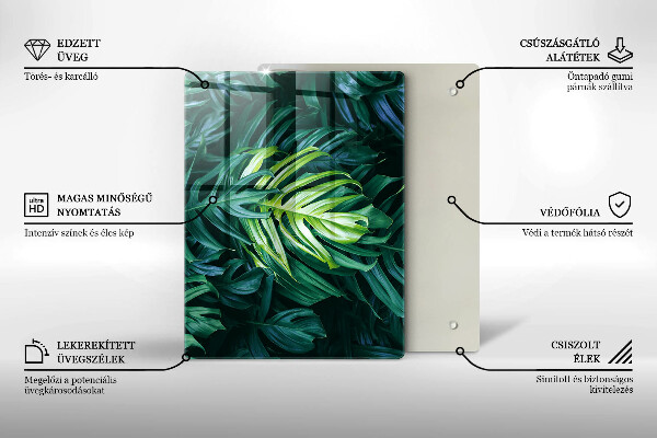 Tabla de cortar de vidrio Fondo moderno