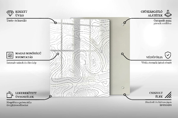 Tabla de cortar de vidrio Corchos de vino viejos