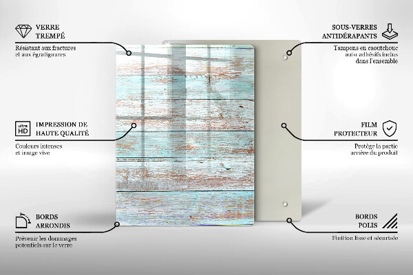 Tabla de cortar de vidrio Abstracción moderna