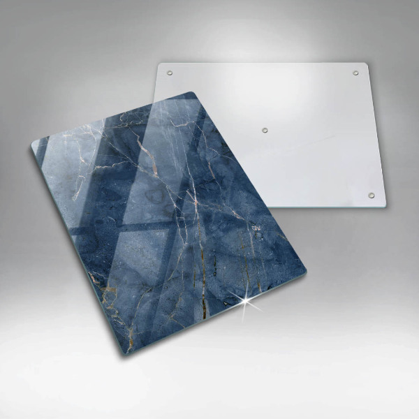 Tabla de cortar de vidrio Textura de piedra de mármol