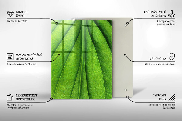 Tabla de cortar de vidrio Textura de piedra de mármol