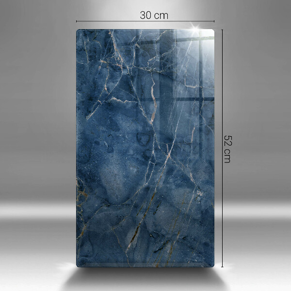 Tabla de cortar de vidrio Textura de piedra de mármol