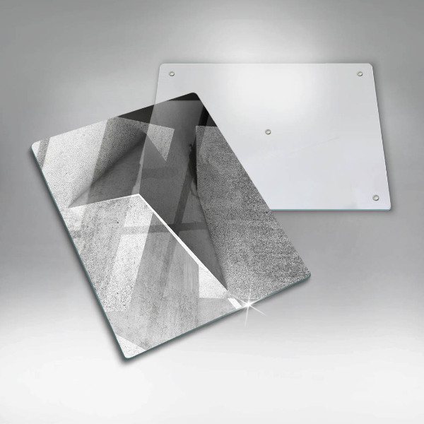 Tabla de cortar de vidrio Abstracción concreta