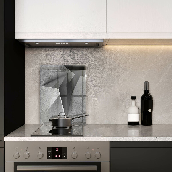 Tabla de cortar de vidrio Abstracción concreta