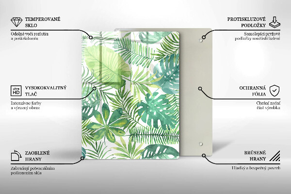 Tabla de cortar de vidrio Orilla de la playa y mar