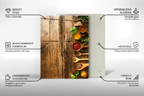 Tabla de cortar de vidrio Tablas y hojas de madera