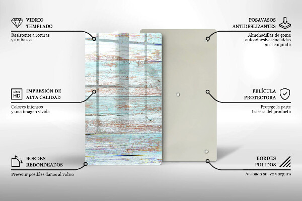 Tabla de cortar de vidrio Viejos tableros vintage