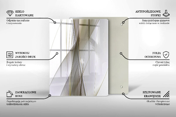 Tabla de cortar de vidrio Fondo de abstracción de estructura