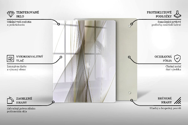 Tabla de cortar de vidrio Fondo de abstracción de estructura