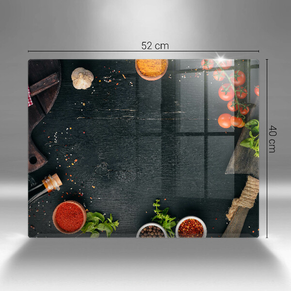 Tabla de cortar de vidrio Tomates cherry