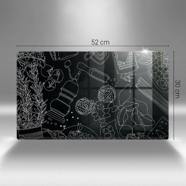 Tabla de cortar de vidrio Accesorios de cocina