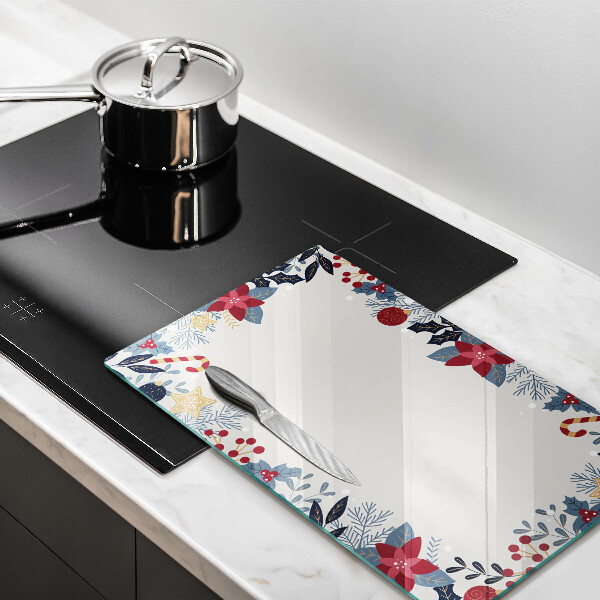 Tabla de cortar de vidrio Decoraciones de navidad