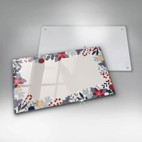 Tabla de cortar de vidrio Decoraciones de navidad