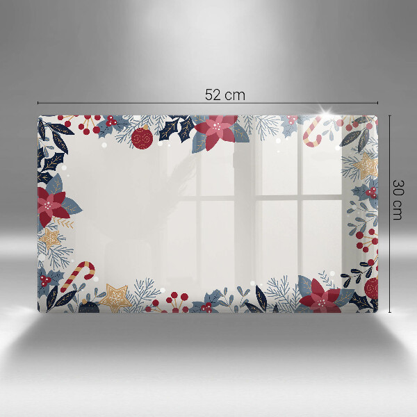 Tabla de cortar de vidrio Decoraciones de navidad