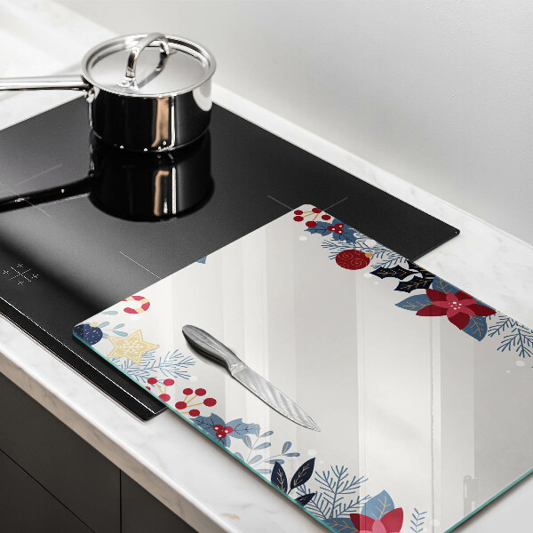 Tabla de cortar de vidrio Decoraciones de navidad