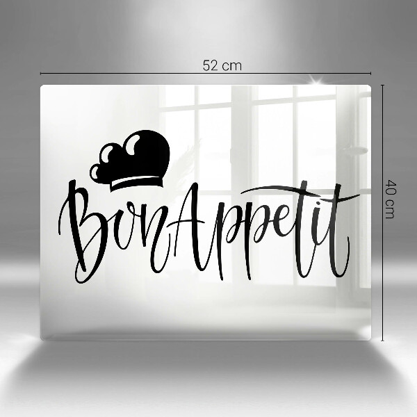 Tabla de cortar de vidrio Bon appetit