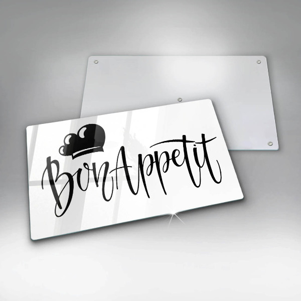 Tabla de cortar de vidrio Bon appetit
