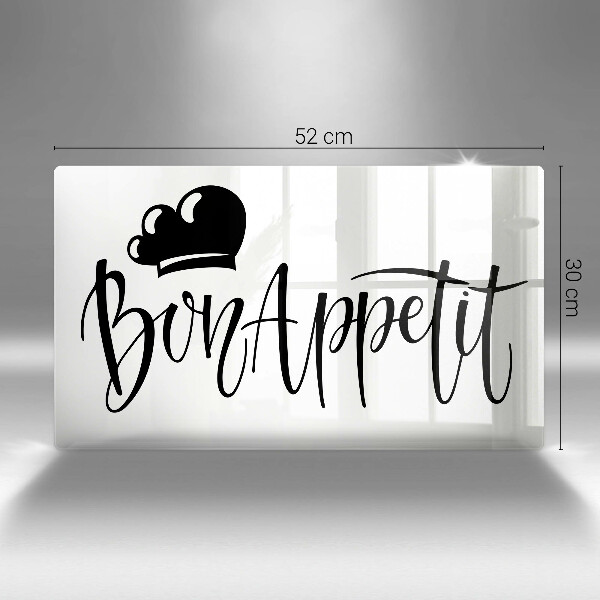 Tabla de cortar de vidrio Bon appetit