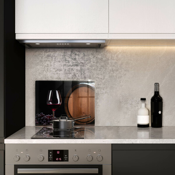 Tabla de cortar de vidrio Copa de vino de barril