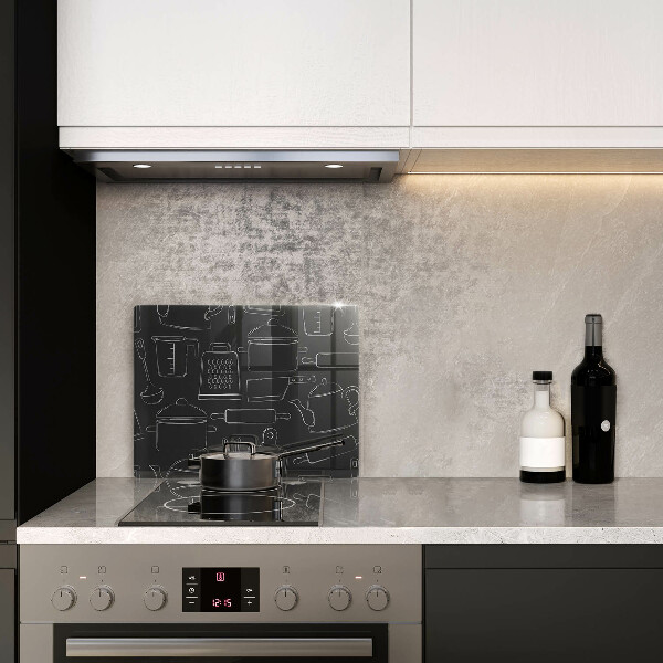 Tabla de cortar de vidrio Accesorios de cocina de dibujos animados