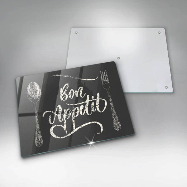 Tabla de cortar de vidrio Bon appetit