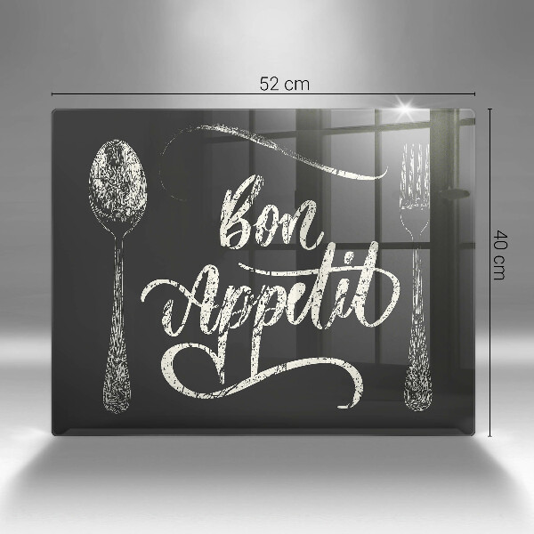 Tabla de cortar de vidrio Bon appetit