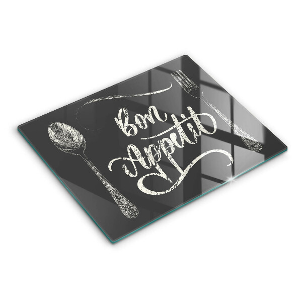 Tabla de cortar de vidrio Bon appetit
