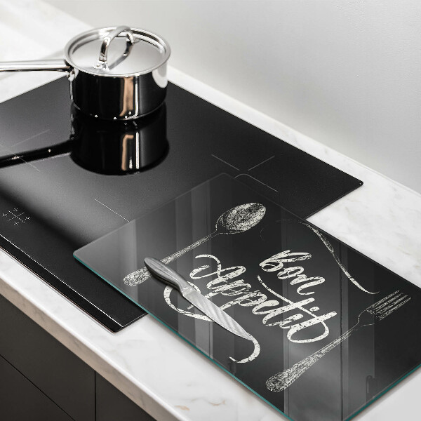 Tabla de cortar de vidrio Bon appetit